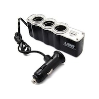 3 Port + 1 USB Oto Araç Çakmaklık Çoğaltıcı Çoklayıcı 3 Port + 1 USB Oto Araç Çakmaklık Çoğaltıcı Çoklayıcı