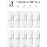 10 Çift Tek Kullanımlık Otel Spa Terlik Seti Tabansız Tela 10 Çift Tek Kullanımlık Otel Spa Terlik Seti Tabansız Tela