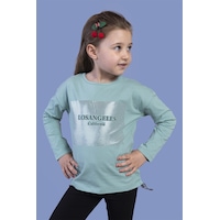 Toontoy Kids Toontoy Kız Çocuk Losangeles Baskılı Tişört Yeşil Toontoy Kids Toontoy Kız Çocuk Losangeles Baskılı Tişört Yeşil