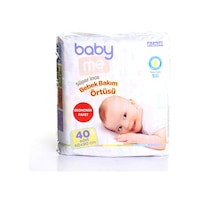 Baby Me Ekonomik Paket Süper İnce Bebek Bakım Örtüsü 60 x 90 CM - 40 Adet