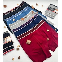 Likralı Elastan Spor %100 Pamuklu Erkek Boxer 6 Lı Paket Çok Renkli Likralı Elastan Spor %100 Pamuklu Erkek Boxer 6 Lı Paket Çok Renkli