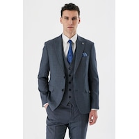 İmza Koyu Lacivert Desenli Kırlangıç Yaka Yelekli 6 Drop Slim Fit Dar Kesim Klasik Takım Elbise 1001240157-koyu Lacivert Koyu Lacivert İmza Koyu Lacivert Desenli Kırlangıç Yaka Yelekli 6 Drop Slim Fit Dar Kesim Klasik Takım Elbise 1001240157-koyu Lacivert Koyu Lacivert