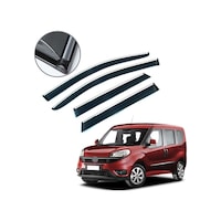 Fiat Doblo Krom Çıtalı Cam Rüzgarlığı 2010-2019 4 Lü Fiat Doblo Krom Çıtalı Cam Rüzgarlığı 2010-2019 4 Lü