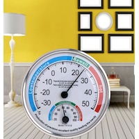 Yüksek Hassasiyetli İç Mekan Analog Bebek Odası Termometre & Nem Ölçer Yüksek Hassasiyetli İç Mekan Analog Bebek Odası Termometre & Nem Ölçer