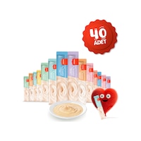 Krema Kedi Ödül Maması 14gr 40 Adet Karışık Çeşitli Krema Kedi Ödül Maması 14gr 40 Adet Karışık Çeşitli