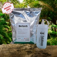 Detech Doğal Diatom Tahtakurusu Bit ve Parazit Tozu Zehirsiz 1 KG + Püskürtücü