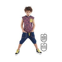Sea T-shirt Erkek Çocuk T-shirt Kapri Şort Takım Sea T-shirt Erkek Çocuk T-shirt Kapri Şort Takım