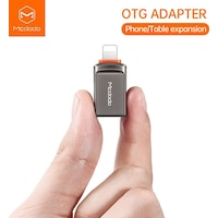 Mcdodo OT-8600 Usb To Lightning Dönüştürücü Soket- Gri Mcdodo OT-8600 Usb To Lightning Dönüştürücü Soket- Gri