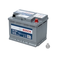 Bosch 12V 62 Ah S4 043 - 60 Ah Kasası Akü Bosch 12V 62 Ah S4 043 - 60 Ah Kasası Akü