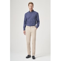 İmza Bej Yan Cep Slim Fit Casual Pamuklu Chino Pantolon 1003260178 İmza Bej Yan Cep Slim Fit Casual Pamuklu Chino Pantolon 1003260178