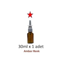 30 Ml Burun Spreyi Amber Renk Boş Cam Şişe 30 Ml Burun Spreyi Amber Renk Boş Cam Şişe