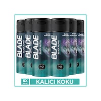 Blade Hero Selection Serisi Black Alpha Erkek Deodorant 6x150 Ml Blade Hero Selection Serisi Black Alpha Erkek Deodorant 6x150 Ml