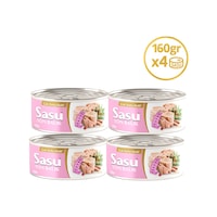 Sasu Light Suda Ton Balığı Bütün Dilim 4 x 160 G Sasu Light Suda Ton Balığı Bütün Dilim 4 x 160 G