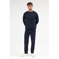 Mmetalic Lacivert Relaxed Fit Bisiklet Yaka Sweatshirt Düz Paça Erkek Eşofman Takımı Mtlce3847 Mmetalic Lacivert Relaxed Fit Bisiklet Yaka Sweatshirt Düz Paça Erkek Eşofman Takımı Mtlce3847