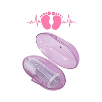 Mucit Home Pembe Kız Bebek Çocuk Silikon Parmak Diş Kaşıyıcı Dil Temizleyici Diş Fırçası Mucit Home Pembe Kız Bebek Çocuk Silikon Parmak Diş Kaşıyıcı Dil Temizleyici Diş Fırçası