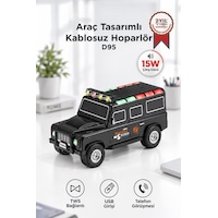 Torima Bluetooth Hoparlör Araba Tasarımlı Tws 15w Usb Speaker D95 Siyah Torima Bluetooth Hoparlör Araba Tasarımlı Tws 15w Usb Speaker D95 Siyah