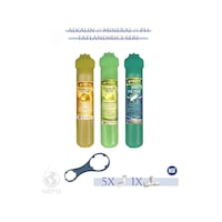 Tüm Arıtma Cihazlarına Uyumlu Post Karbon-alkali-mineral 3'lü Set Tüm Arıtma Cihazlarına Uyumlu Post Karbon-alkali-mineral 3'lü Set