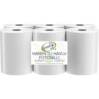 Pratiksoft Fotoselli Hareketli Kağıt Havlu 6'lı Pratiksoft Fotoselli Hareketli Kağıt Havlu 6'lı