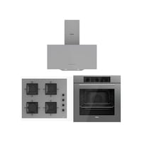 Ferre QBL62CPR - SS208 - D088 Gri Ankastre Set Ferre QBL62CPR - SS208 - D088 Gri Ankastre Set