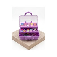 Çocuk Takı Ve Toka Organizeri Otomatik Açılır Katlı Düzenleyici Kutu 27x15x15 Cm Pembe Taşınabilir Çok Bölmeli Saklama Çantası Mor Çocuk Takı Ve Toka Organizeri Otomatik Açılır Katlı Düzenleyici Kutu 27x15x15 Cm Pembe Taşınabilir Çok Bölmeli Saklama Çantası Mor