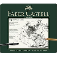 Faber-Castell Pitt Monochrome 24’lü İşlenmiş Kömür Seti – Profesyonel Karakalem ve Eskiz Seti Faber-Castell Pitt Monochrome 24’lü İşlenmiş Kömür Seti – Profesyonel Karakalem ve Eskiz Seti