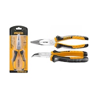 Ingco HBNP08168 Eğri Kargaburun Pense 160 MM Ingco HBNP08168 Eğri Kargaburun Pense 160 MM