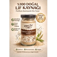 Karnıyarık Otu Tozu Psyllium 160g Yüksek Lif Sindirim & Bağırsak Dostu Glutensiz Doğal Tokluk Desteği 1 adet Karnıyarık Otu Tozu Psyllium 160g Yüksek Lif Sindirim & Bağırsak Dostu Glutensiz Doğal Tokluk Desteği 1 adet