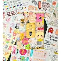 My Dıy Sticker 24 17 Cm 16 Sayfa Özel Tasarım Rengarenk Sticker Kitabı - Renkli My Dıy Sticker 24 17 Cm 16 Sayfa Özel Tasarım Rengarenk Sticker Kitabı - Renkli