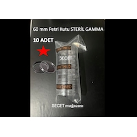Fıratmed 60 Mm Gamma Steril Plastik Petri Kabı 10 Adet/pk Fıratmed 60 Mm Gamma Steril Plastik Petri Kabı 10 Adet/pk