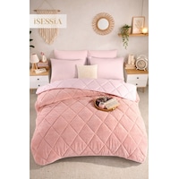 Isessia Veloria Wellsoft Çift Kişilik Yorgan Çift Taraflı Ultra Yumuşak 4 Mevsim Konfor 195x215 Cm Pudra Isessia Veloria Wellsoft Çift Kişilik Yorgan Çift Taraflı Ultra Yumuşak 4 Mevsim Konfor 195x215 Cm Pudra