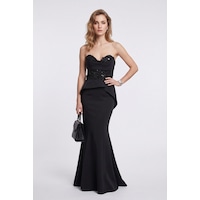 Mor Sposa Kadın Abiye Mr0434 Siyah Mor Sposa Kadın Abiye Mr0434 Siyah