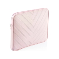 Notebook Laptop Apple Uyumlu MacBook Çantası Suni Deri 13"-13.6" İnç - 800-düz Açık Pembe