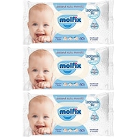 Molfix Islak Havlu Mendil Izotonik Hassas Ciltler 3 Lü Set 60 Yap Molfix Islak Havlu Mendil Izotonik Hassas Ciltler 3 Lü Set 60 Yap