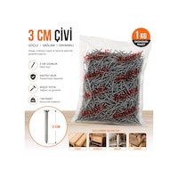 1 Kg 3 Cm Çivi Dayanıklı Çelik İnşaat Ve Ahşap Çivisi Çok Amaçlı Kullanım 1 Kg 3 Cm Çivi Dayanıklı Çelik İnşaat Ve Ahşap Çivisi Çok Amaçlı Kullanım