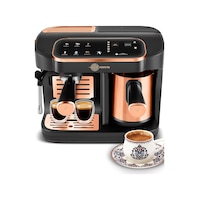 Karaca Hatır Perfetto Dijital Ve Dokunmatik Ekranlı Espresso Ve Türk Kahve Makinesi Karaca Hatır Perfetto Dijital Ve Dokunmatik Ekranlı Espresso Ve Türk Kahve Makinesi