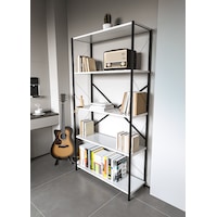 Metal Kitaplık 5 Raflı Ev Ofis Rafı Dosya Kitap Mutfak Rafı Çok Amaçlı Geniş Raflı 180cm Beyaz Metal Kitaplık 5 Raflı Ev Ofis Rafı Dosya Kitap Mutfak Rafı Çok Amaçlı Geniş Raflı 180cm Beyaz