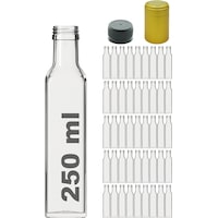 Afracam Maraska Şeffaf 250 ML Cam Şişe Kapak Kapüşon 45 Adet Afracam Maraska Şeffaf 250 ML Cam Şişe Kapak Kapüşon 45 Adet