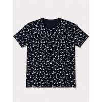 Büyük Beden Sıfır Yaka Marina Baskılı Pike Kumaş Erkek Battal Tshirt Lacivert Büyük Beden Sıfır Yaka Marina Baskılı Pike Kumaş Erkek Battal Tshirt Lacivert