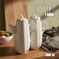 Porsima 17020 2li Pumpkin Porselen Çok Amaçlı Sunum Ve Servis Yağdanlığı Yağlık Sirkelik Yağdanlık 1000+1000 Ml Beyaz Porsima 17020 2li Pumpkin Porselen Çok Amaçlı Sunum Ve Servis Yağdanlığı Yağlık Sirkelik Yağdanlık 1000+1000 Ml Beyaz