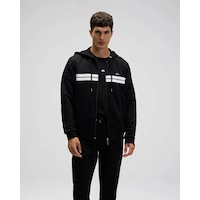 Ellesse Kapüşonlu Siyah Erkek Sweatshirt Em617 Siyah