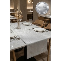 Lumen Serisi Simli Runner Gold / Silver , Premium Çeyizlik Lüks Şık Masa Örtüsü Runner 40x150 Cm Gümüş Lumen Serisi Simli Runner Gold / Silver , Premium Çeyizlik Lüks Şık Masa Örtüsü Runner 40x150 Cm Gümüş