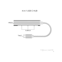 Type C To Usb 3.0 Çoklayıcı 4 Port Hub 3.1 Adaptör Çevirici Type C To Usb 3.0 Çoklayıcı 4 Port Hub 3.1 Adaptör Çevirici