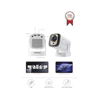 Torima Hy260 Pro Mini Beyaz Taşınabilir Sinema Projektörü Ev Sineması Android Akıllı Projeksiyon Torima Hy260 Pro Mini Beyaz Taşınabilir Sinema Projektörü Ev Sineması Android Akıllı Projeksiyon