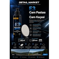 Mirka E3 Cam Çizik Pastası 250 Ml Ve Spta Cam Keçesi 130 Mm Set Mirka E3 Cam Çizik Pastası 250 Ml Ve Spta Cam Keçesi 130 Mm Set
