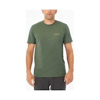 Columbia CSC M Basic Logo Brushed Erkek Kısa Kollu T-Shirt Yeşil Columbia CSC M Basic Logo Brushed Erkek Kısa Kollu T-Shirt Yeşil
