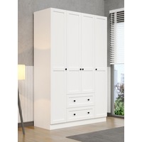 Kuzeylife Viena Modern Tasarımlı Membran Kapaklı 4 Kapılı Gardırop (50 cm Derinlik) Kuzeylife Viena Modern Tasarımlı Membran Kapaklı 4 Kapılı Gardırop (50 cm Derinlik)