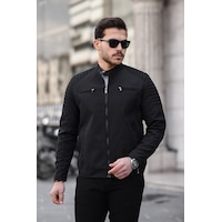 Mero Life Erkek Siyah Su Ve Rüzgar Geçirmez Slim Fit Astarlı Mevsimlik Mont Siyah Mero Life Erkek Siyah Su Ve Rüzgar Geçirmez Slim Fit Astarlı Mevsimlik Mont Siyah