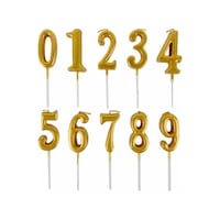 0 Gold Mum 13 Cm Büyük Boy Rakam Doğum Günü Pasta Süsleme Altın 0 Gold Mum 13 Cm Büyük Boy Rakam Doğum Günü Pasta Süsleme Altın