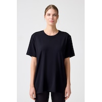 Los Ojos X Melodi Siyah Oversize Geniş Kalıp Tişört Boyfriend T-shirt Siyah Siyah Los Ojos X Melodi Siyah Oversize Geniş Kalıp Tişört Boyfriend T-shirt Siyah Siyah