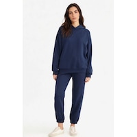 Defacto Basic Düz Cepli Beli Bağcıklı Kalın Jogger Eşofman Altı F9622ax25aunv251 Lacivert-nv251 Defacto Basic Düz Cepli Beli Bağcıklı Kalın Jogger Eşofman Altı F9622ax25aunv251 Lacivert-nv251